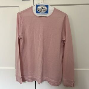 J. Jill Soft Pink Merino Wool Top